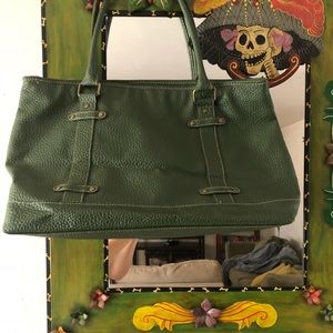 DONATED Forest Green Estée Lauder Bag